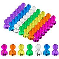 Los mejores  - TRAYBRAY Pin Imanes 50pieza Color Fuerte magnético chinchetas imanes neodimio Push Pin Imanes imanes pequeños imanes…